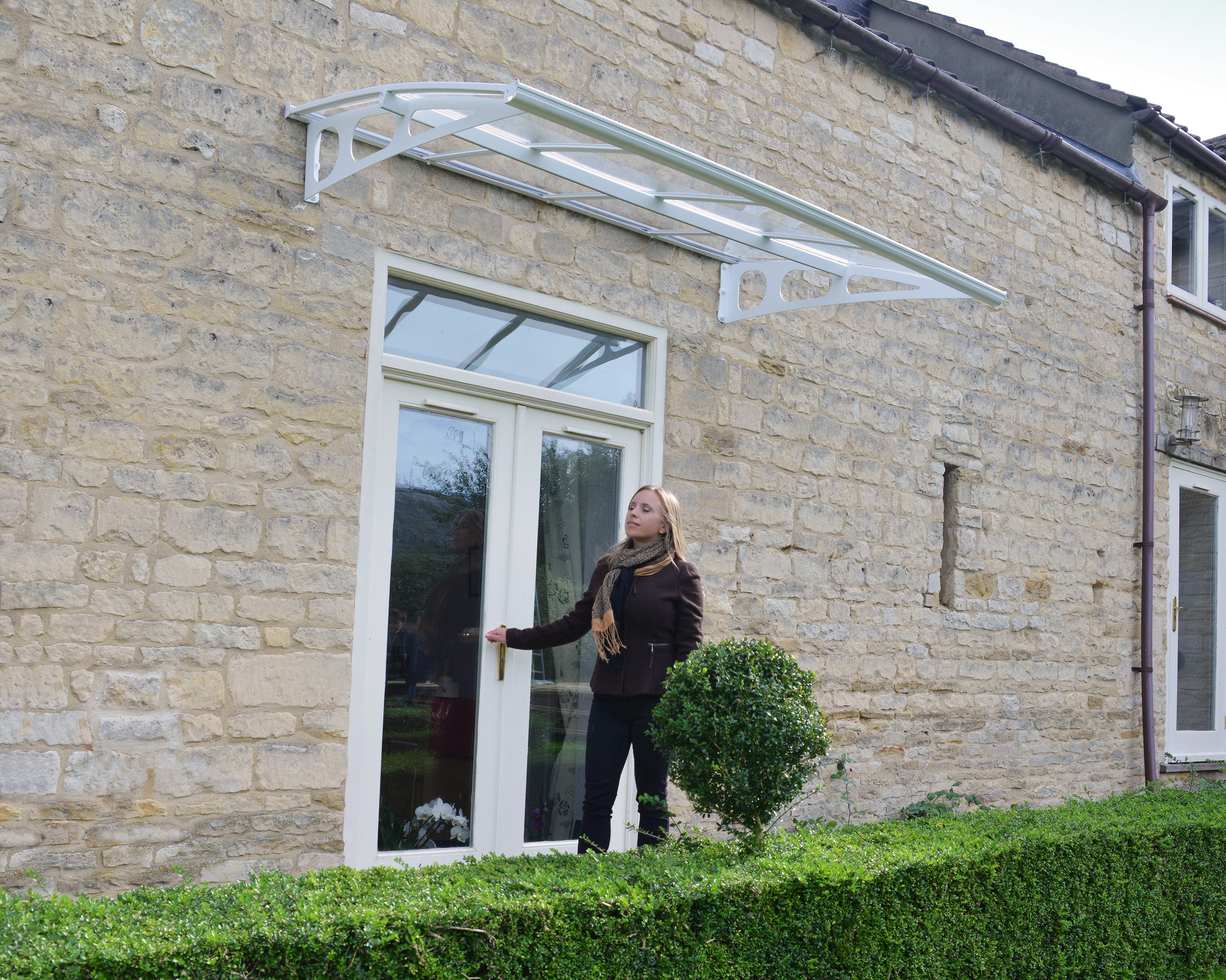 Bordeaux Door Canopy - 2235mm Wide x 1390mm Projection