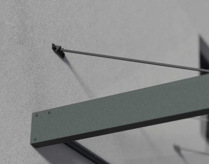 Sophia XL Door Canopy - 2860mm Wide x 1400mm Projection