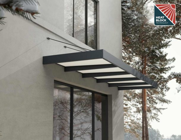 Sophia XL Door Canopy - 4710mm Wide x 1400mm Projection