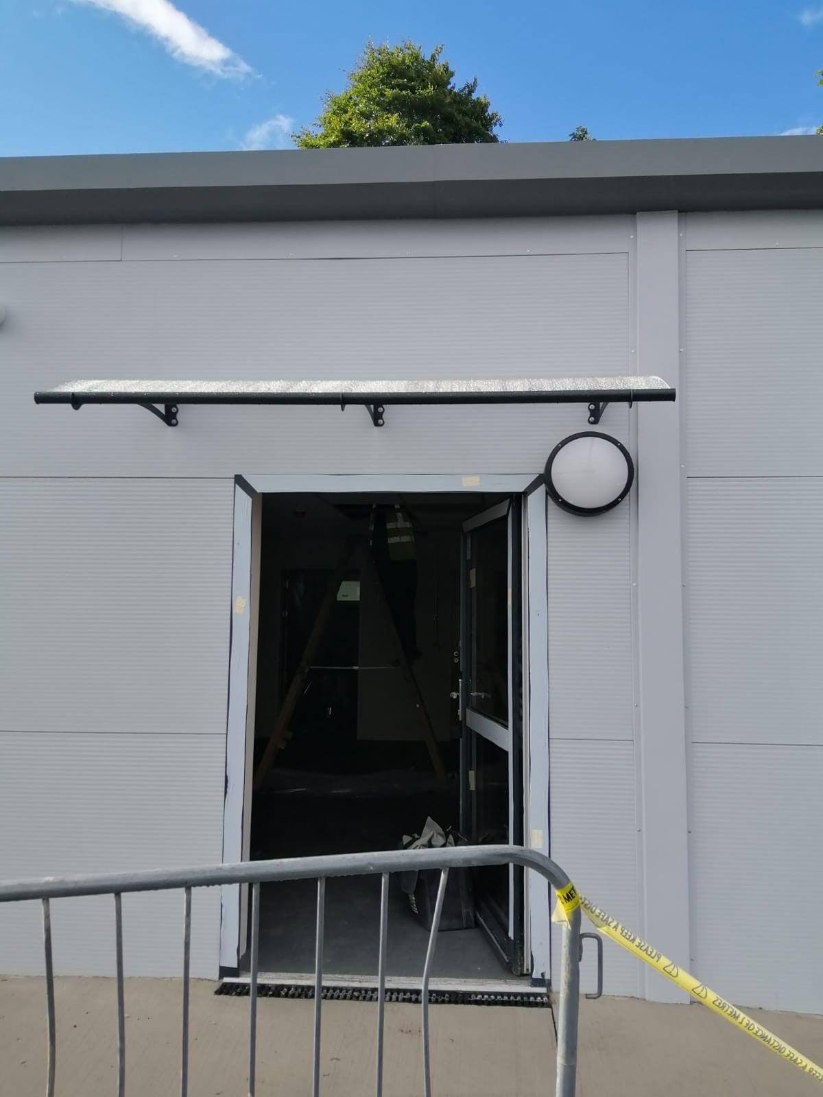 Aquila Door Canopy - 2055mm Wide x 915mm Projection