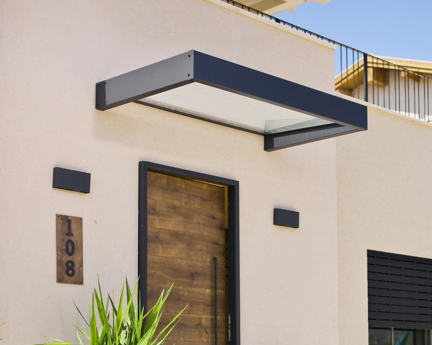 Sophia Door Canopy - 1600mm Wide x 950mm Projection