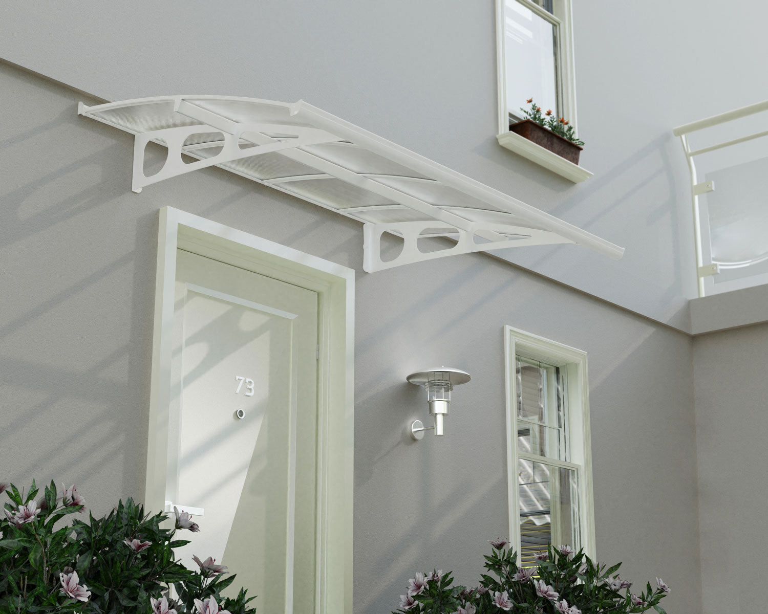 Bordeaux Door Canopy - 2235mm Wide x 1390mm Projection