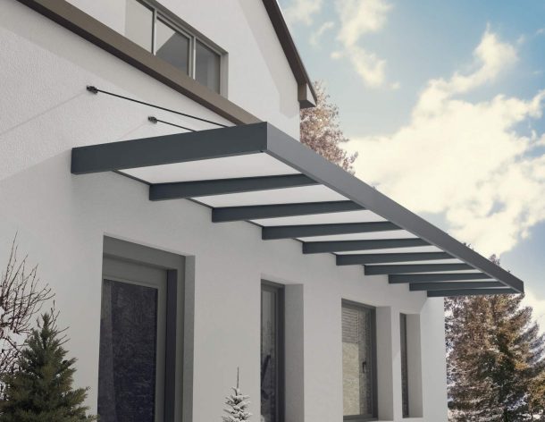 Sophia XL Door Canopy - 8450mm Wide x 1400mm Projection