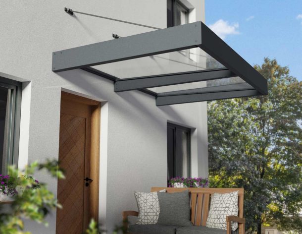 Sophia XL Door Canopy - 1920mm Wide x 1400mm Projection