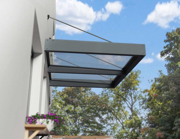 Sophia XL Door Canopy - 1920mm Wide x 1400mm Projection