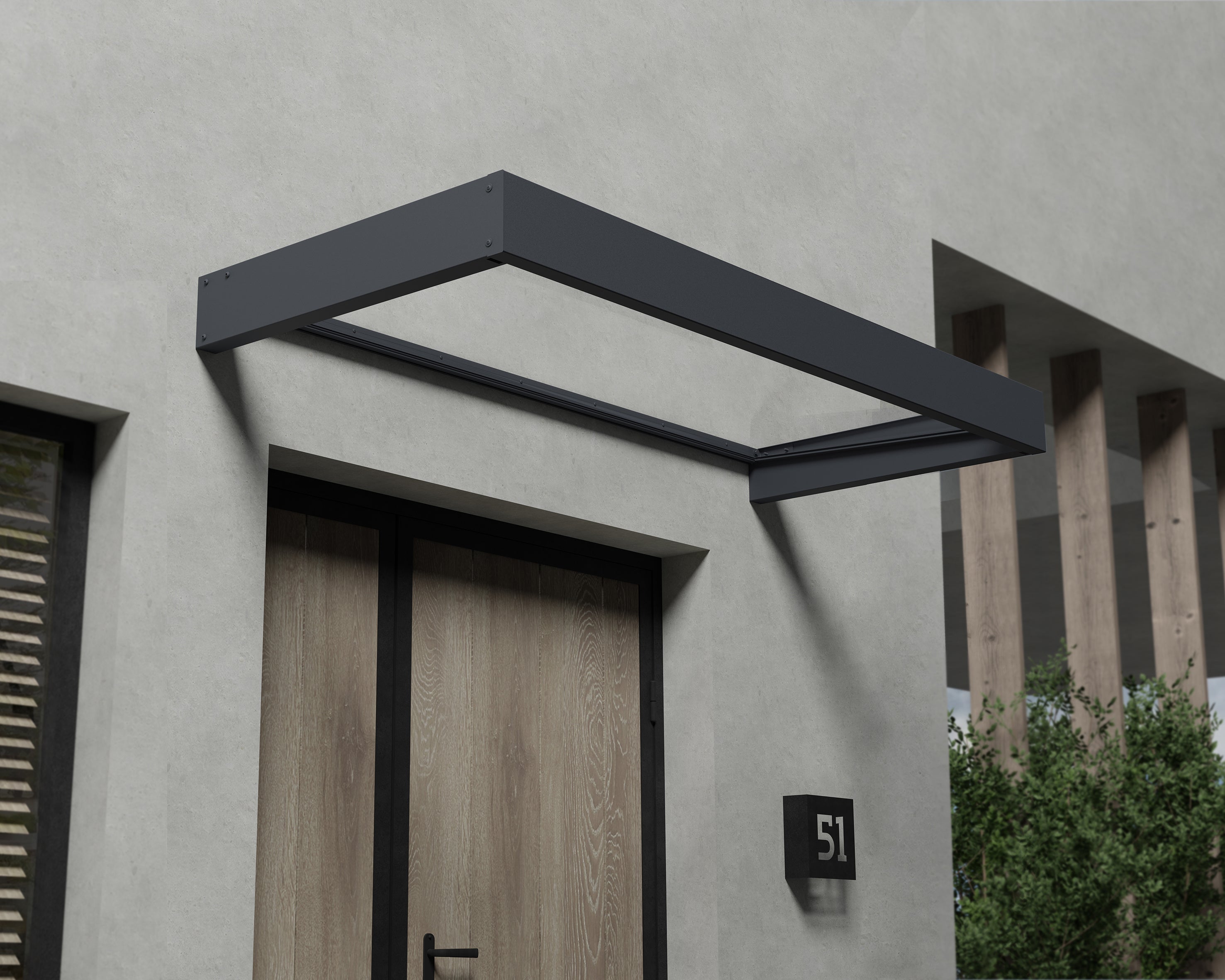 Sophia Door Canopy - 2150mm Wide x 950mm Projection