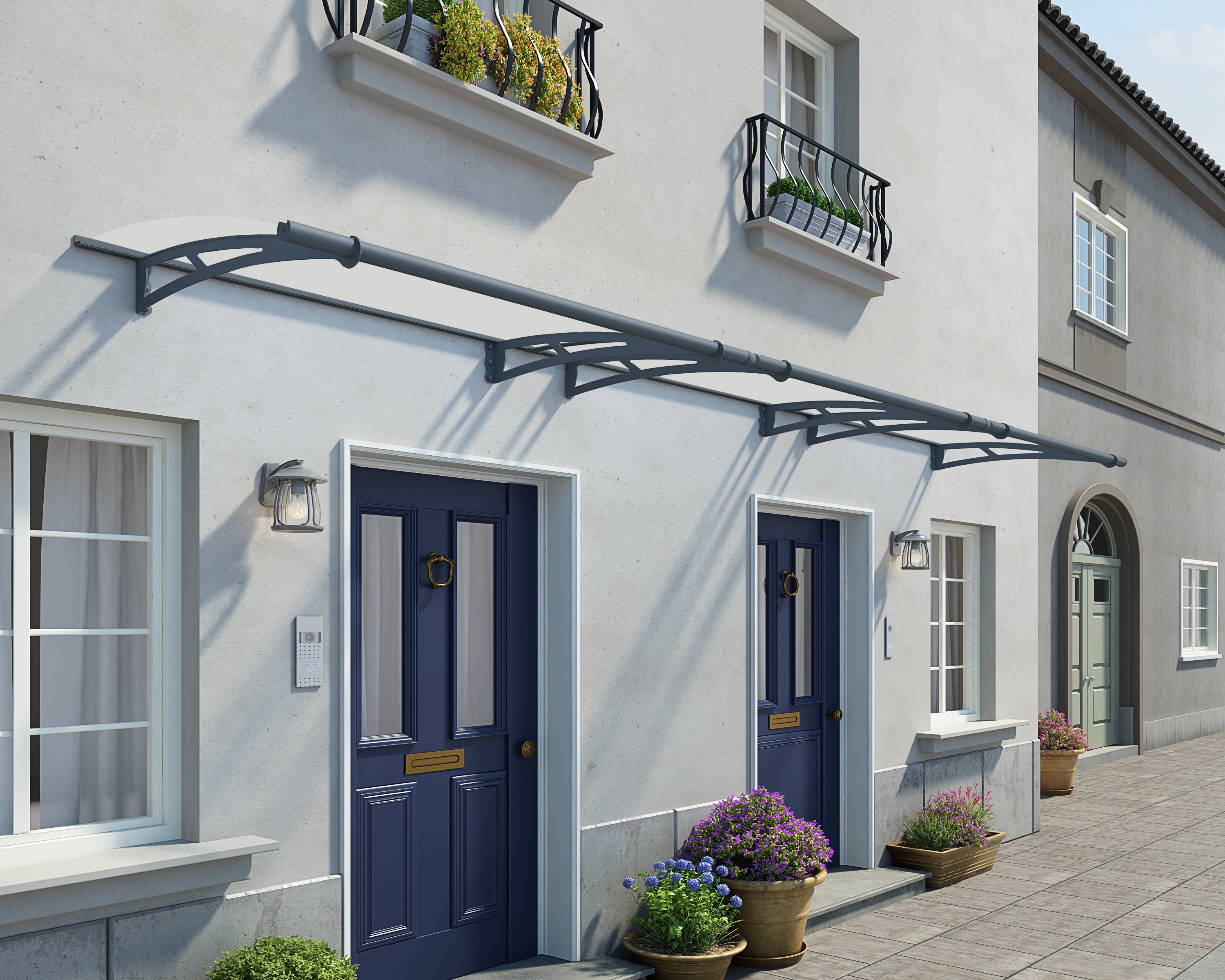 Aquila Door Canopy - 4535mm Wide x 915mm Projection