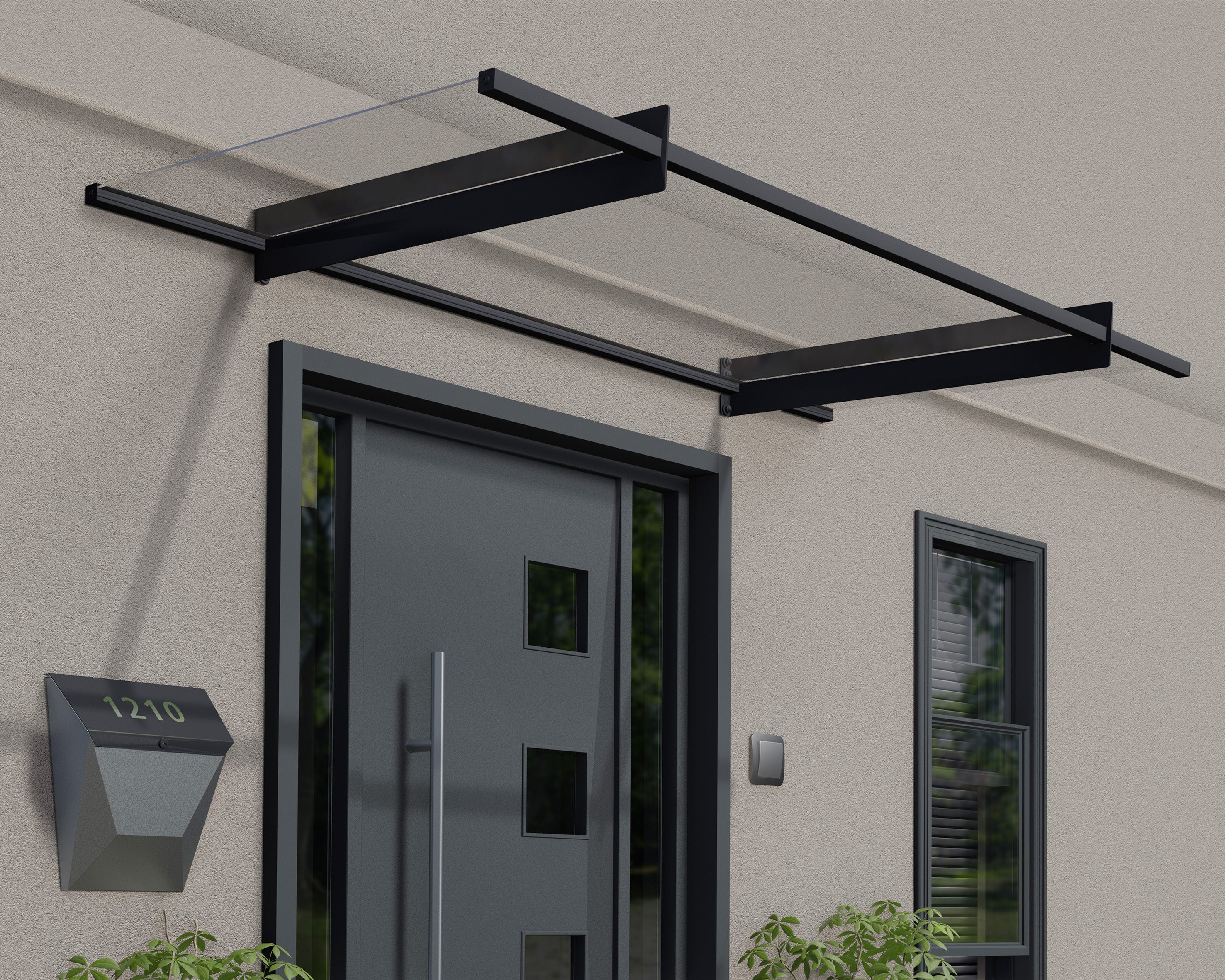 Nancy Door Canopy - 2055mm Wide x 940mm Projection
