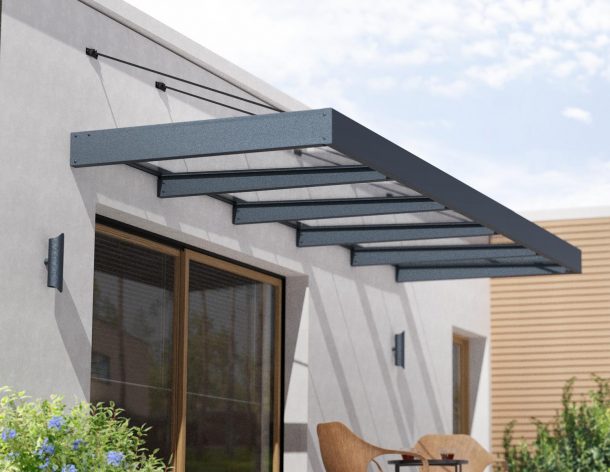 Sophia XL Door Canopy - 4710mm Wide x 1400mm Projection